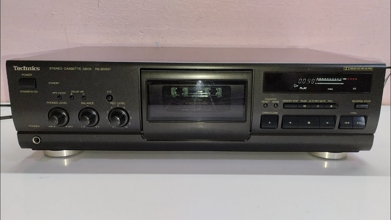Le lecteur de cassettes Technics RS-BX501 - Photo, audio & vidéo