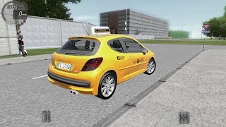 City Car Driving 1.5.0 PEUGEOT 207 TAXI [G27] screenshot 2