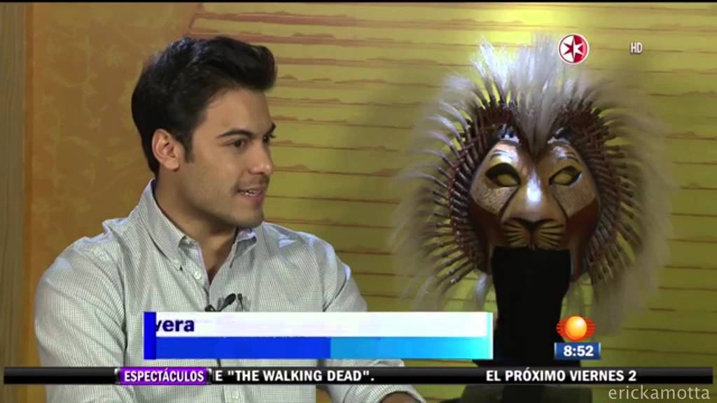 Entrevista a Carlos Rivera sobre El Rey León en Primero Noticias