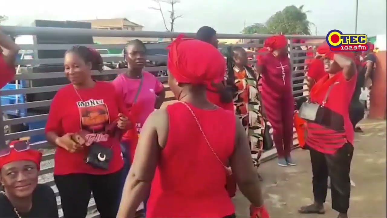 Scenes from Accra as NPP and coalition of political parties protest the suspension of Chief Justice