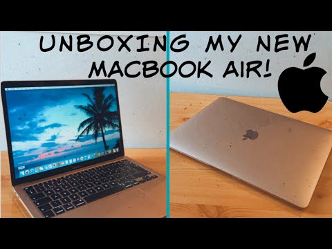 UNBOXING MY NEW MACBOOK AIR!!!
