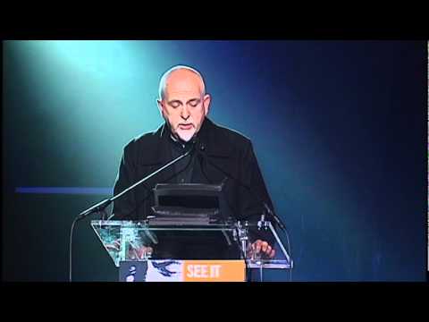 Peter Gabriel's Inspiring Speech at the Focus for Change Benefit Dinner & Concert