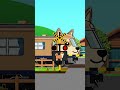 動物踏切と動物電車 #Shorts