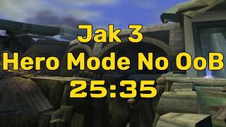 Jak 3 Hero Mode No Oob Speedrun In 2535