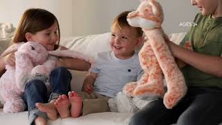 DEMDACO Heartful Hugs 17.5" Weighted Plush Animal on QVC