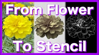 Procreate for Tattooing: Flower to Stencil