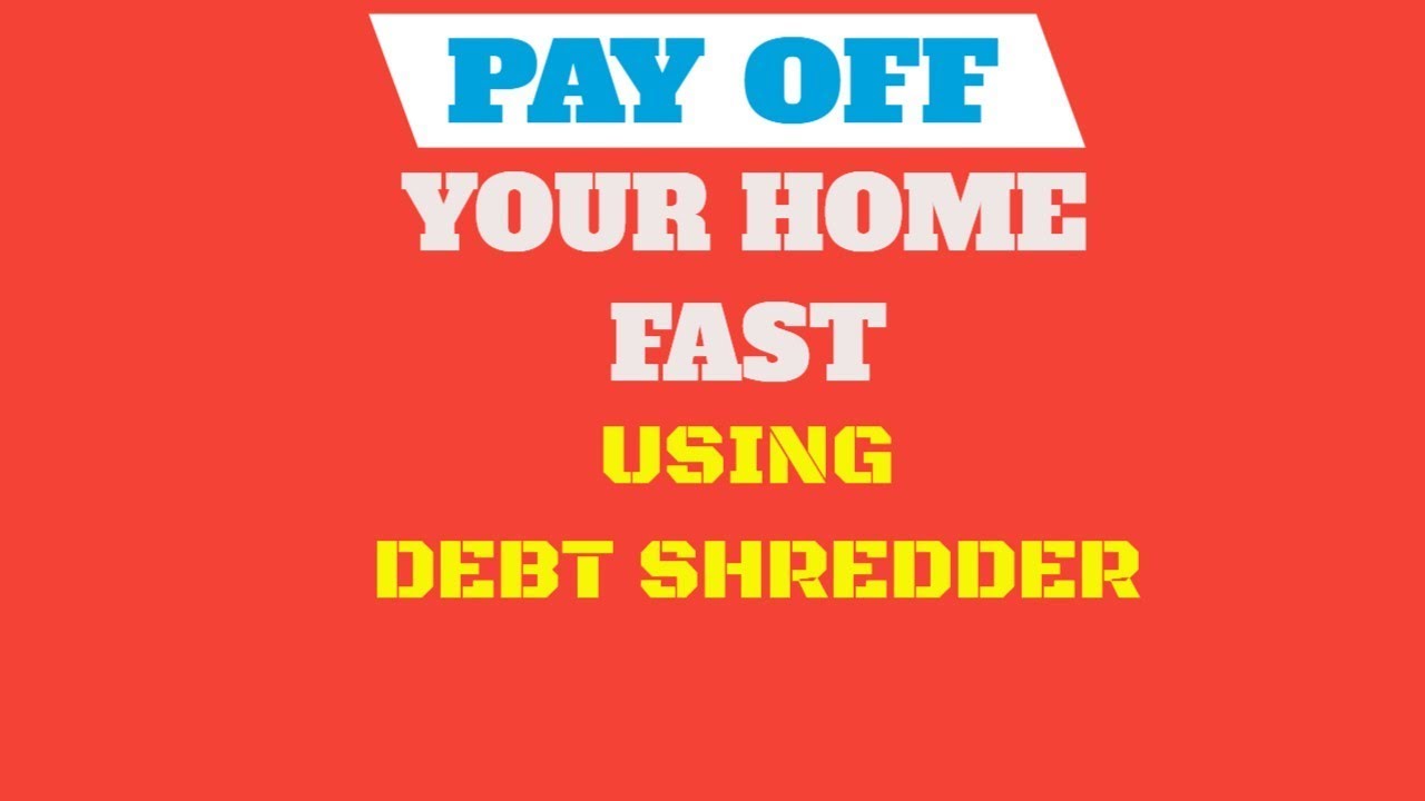 Debt Shredder Debt Shredder reviews YouTube