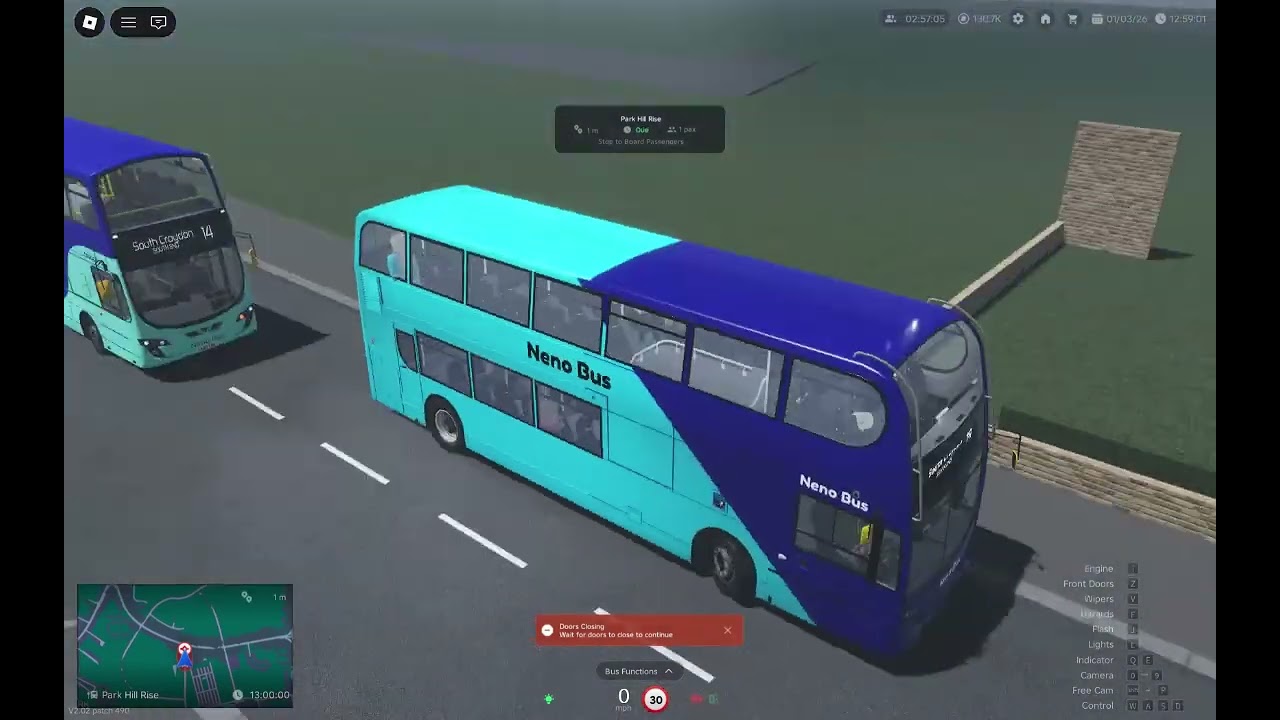 Neno Bus route 14 route video using our e400