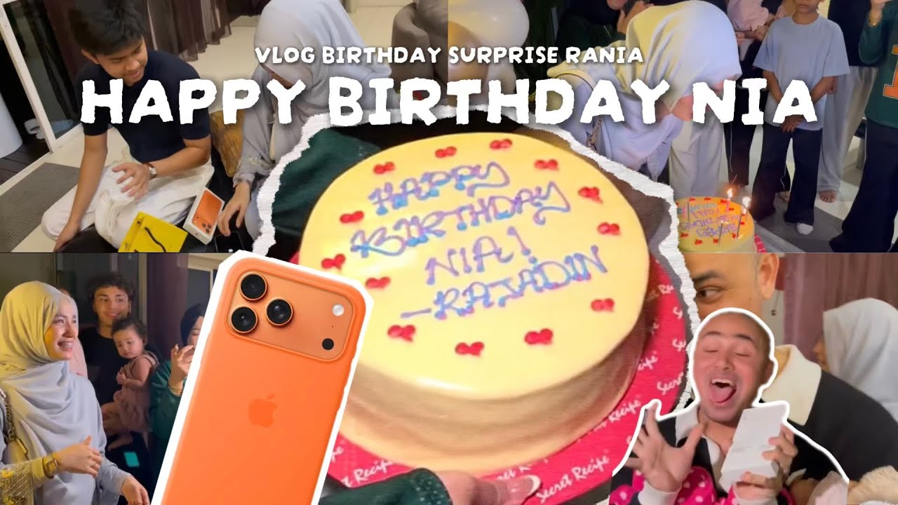 JADEN SEDIAKAN SURPRISE BIRTHDAY UNTUK RANIA 🥳