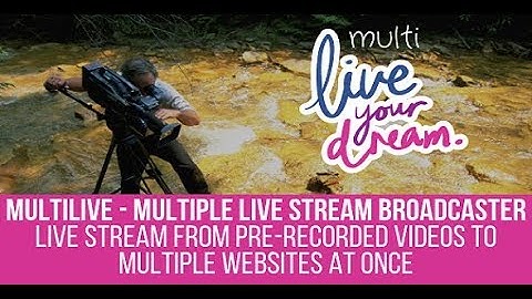 How to use the Multilive plugin to stream to Facebook live from prerecorded YouTube videos