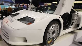 ICON of the 1990's! 1995 Bugatti EB110 GT supercar in Bianco Monaco Chassis 99 [Retromobile 2025]