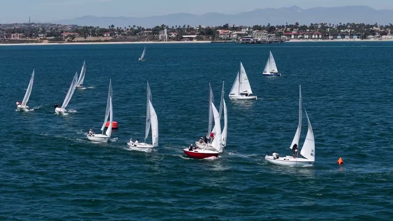 ⁣2026 Cal 20 Class Champs   Day 3   Race 7   Gold second weather mark