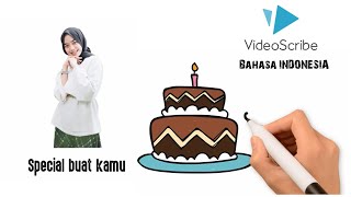Cara Membuat Video Animasi Ucapan Ulang Tahun Untuk Orang Special (Videoscribe)