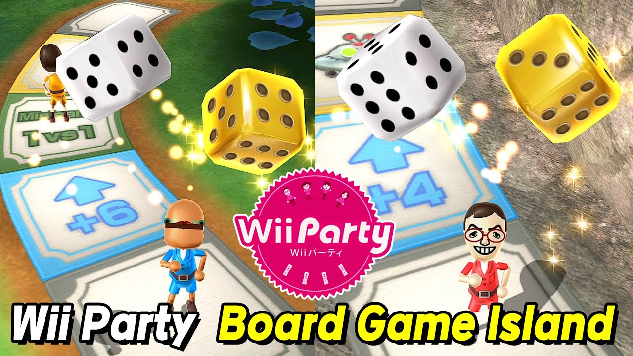 Wii Party Board Game Island Gameplay Beef Boss Vs Hiromasa Vs Matt Vs Asami Master Com Wii