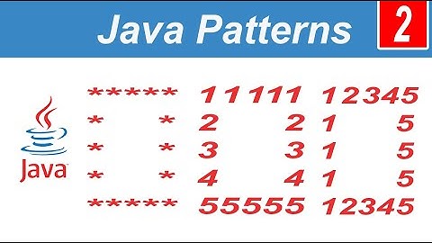 Hollow square shape patterns in java