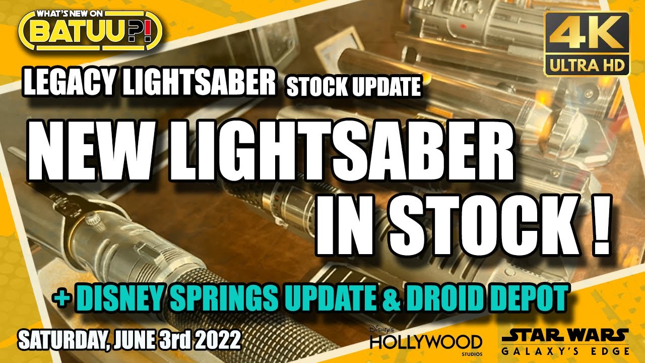 Legacy Lightsaber Stock Update NEW 