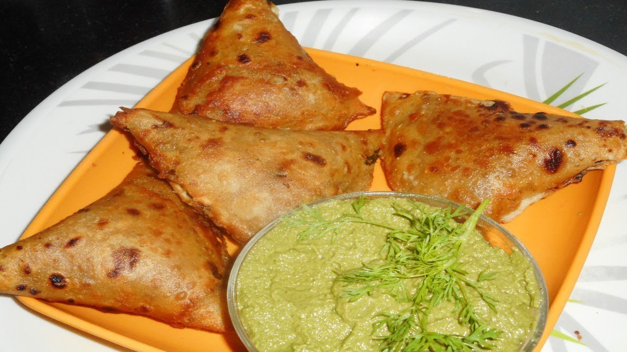 Leftover Chapati samosa