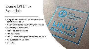 Apresentação do curso Linux LPI Essentials