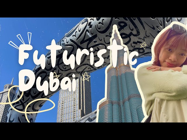 Travel vlog - burj khalifa, museum of the future + SALT burger review! (solo travel in dubai)