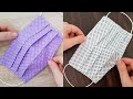 Face Mask Sewing Training / How to Make a Face Mask with Filter Pocket / DIY Cotton Fabric Face Mask