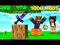 We Added 1000 MODS in Minecraft Skyblock