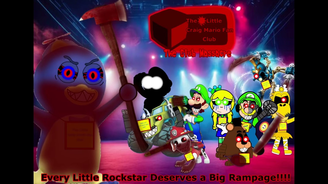 The Little Craig Mario Fan Club: The Club Massacre: Voice Actors (Read The Description)