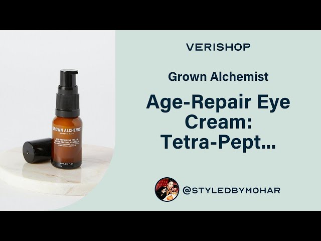 Centella Tetra-Peptide, YouTube Review - Age-Repair Grown Eye Cream: Alchemist