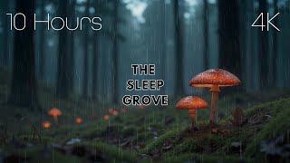 Enchanted Spores in the Rain | Mystical Forest Ambience for Deep Sleep & Relaxation