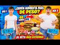 ¿Quién ENGORDA MÁS? 😱 Nastya y Artem en Reto de Comida 24 Horas