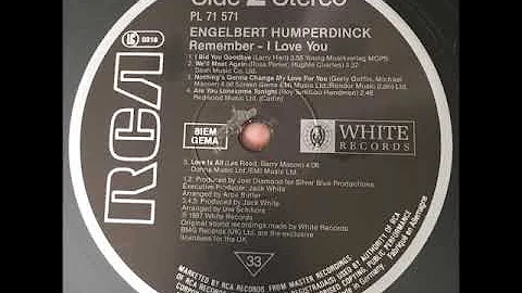 Engelbert Humperdinck - We'll Meet Again (1987) vinyl LP