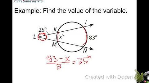 15.5 Angle Relationships in Circles (TUHSD GEOM)