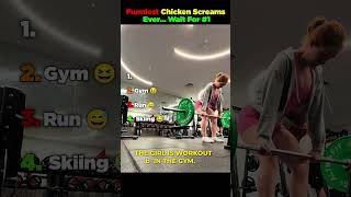 Funniest Chicken Screams Ever... Wait For #1 #shorts