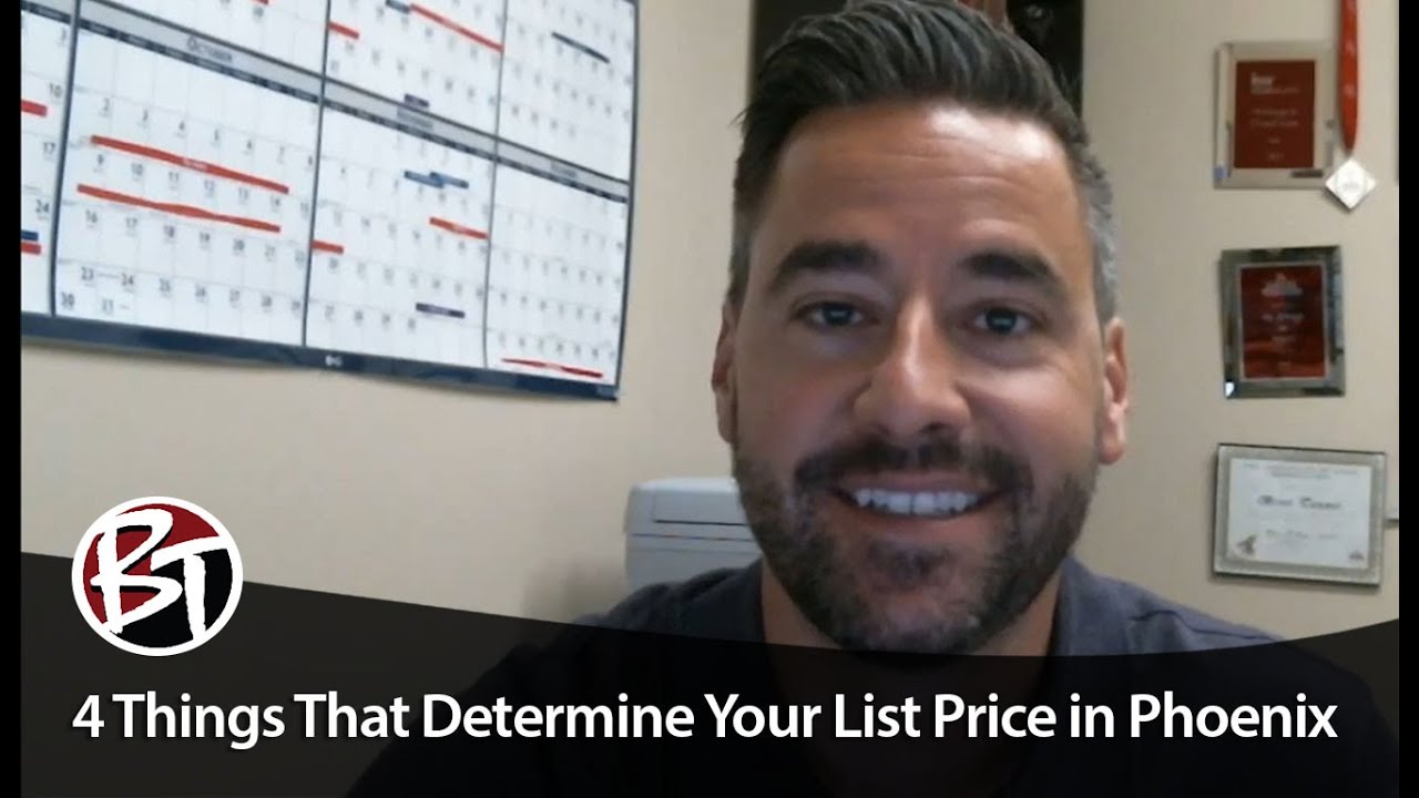 Phoenix Real Estate Agent: 4 Things That Influence List Price