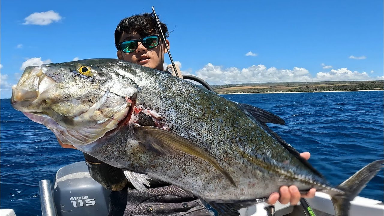 Hawaii Spearfishing In Caves For BIG Fish! | Omilu Catch And Cook