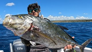 Hawaii Spearfishing In Caves For BIG Fish! | Omilu Catch And Cook