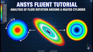 ANSYS Fluent Tutorial: Stroming en warmteoverdracht rond een roterende verwarmde cilinder | ANSYS...