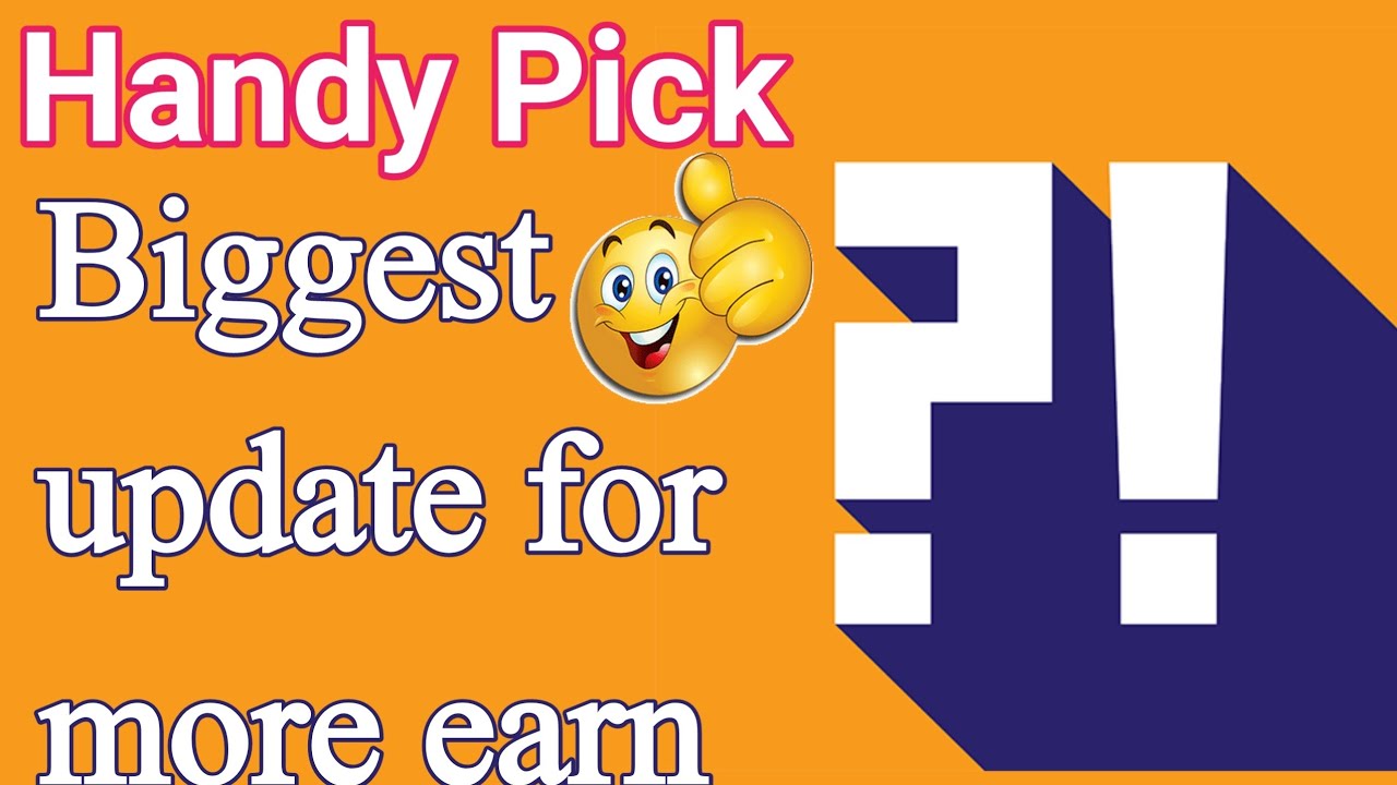 Earn unlimited Handy token without investment easily ||Biggest Update of handy Pick ||Smart Concept