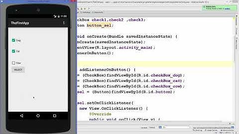 Android Tutorial for Beginners 9 # Android Checkbox Basics and Example