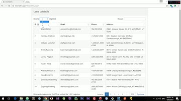 DataTables con JQuery y PHP 1/3