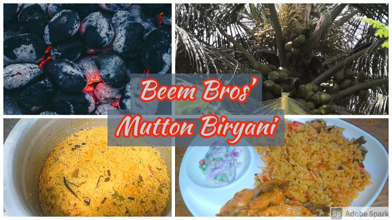 Tasty Mutton Biryani || Outdoor Cooking || Beem Bros - YouTube