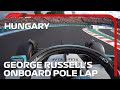 George russells onboard pole lap  2022 hungarian grand prix  pirelli