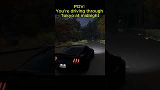 POV: Driving Through Tokyo at Midnight 🌧️🚗 #chillmusic #forzahorizon #midnightdrive #rainsounds