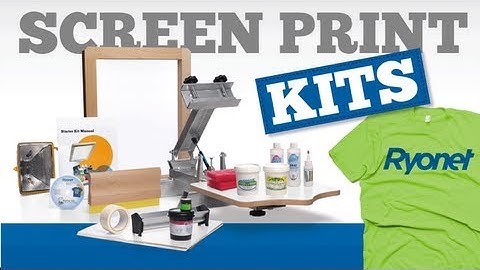 Screen Printing Kits - Learn to screen print.