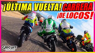 CARRERA de SCOOTER de LOCOS. ÚLTIMA VUELTA de INFARTO | Scooter GP by Abe Circuit de Calafat Onboard