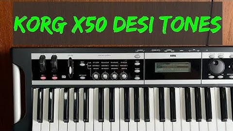 Korg X50 61 Keys Synthesizer Keyboard Desi Tones Testing | Mux Sound.