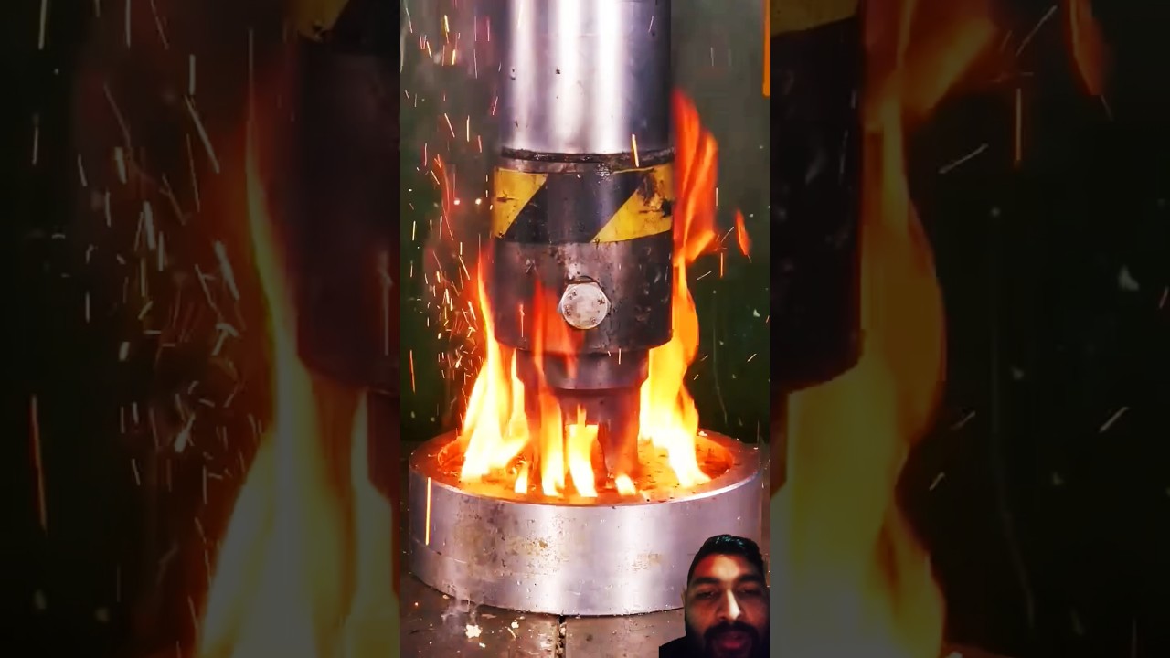 Hydraulic power machine crush 