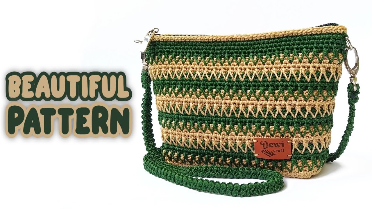 ОЧЕНЬ КРАСИВАЯ СУМКА ВЯЗАННАЯ КРЮЧКОМ