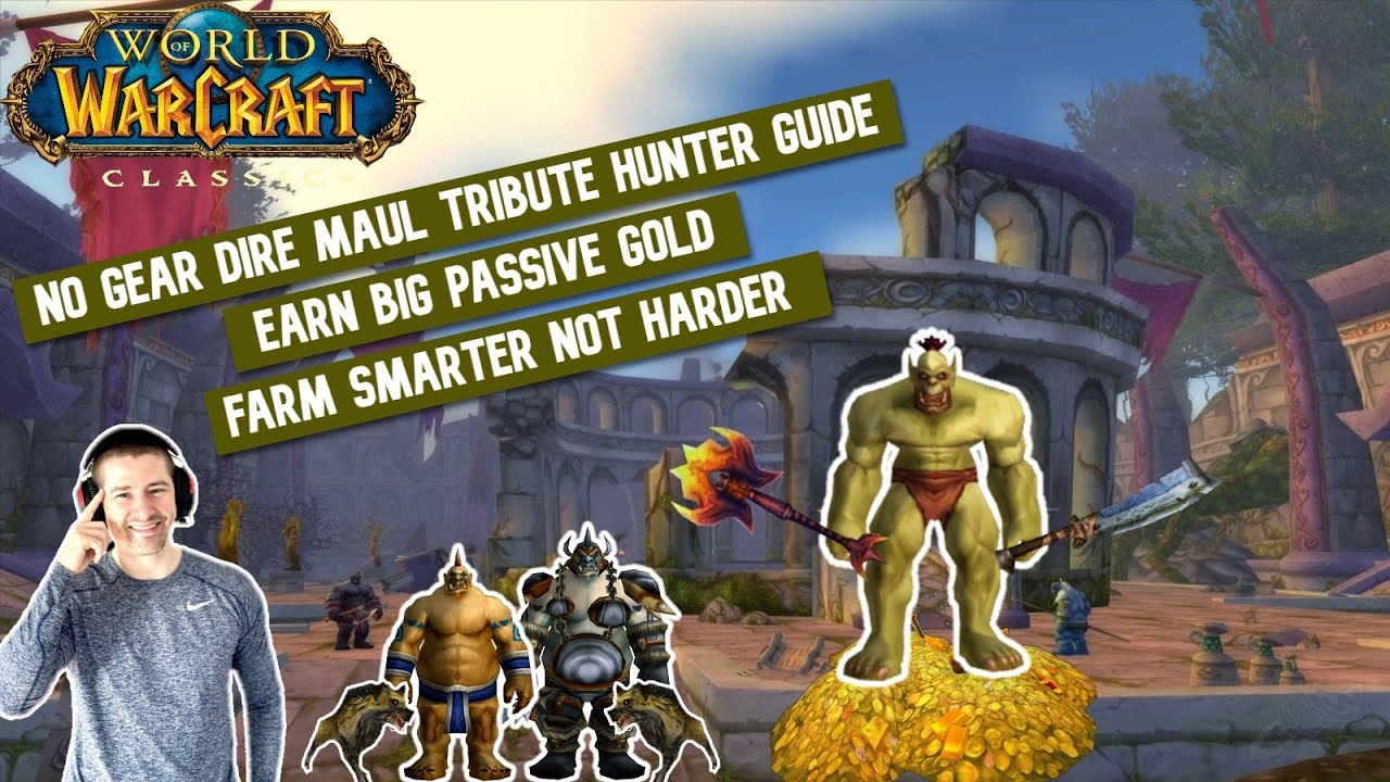 No Gear, No Problem! Dire Maul Tribute Made Easy - WoW Classic Hunter guide #worldofwarcraft