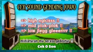 Cek Sound | GendinG JowO Untuk Hajatan - Speaker Kecil Jadi Berasa Seperti Sound System