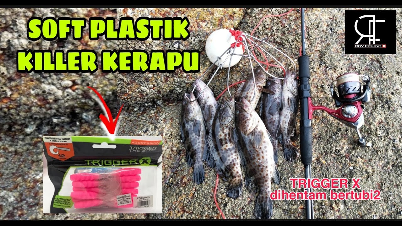 Solo casting KERAPU @ GROUPER Pantai PASIR PANJANG | BALIK PULAU (PENANG)
